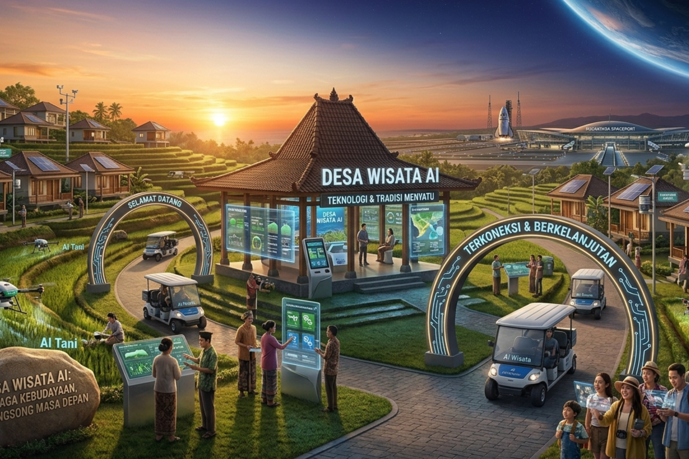 Desa Wisata “AI-Integrated” di Indonesia